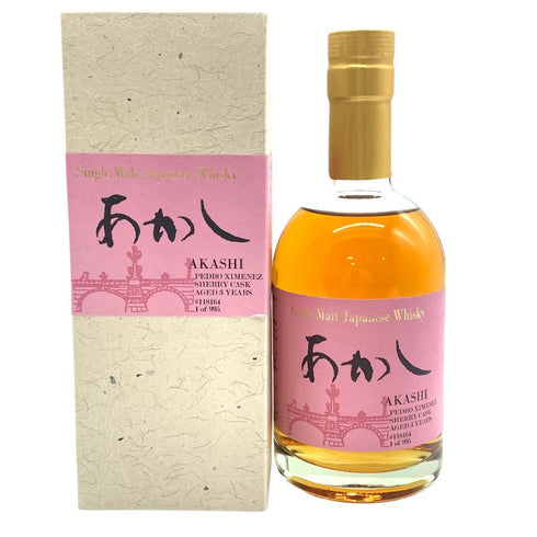 東京都限定◆あかし 3年 PXシェリーカスク 500ml 50% AKASHI 【K4】