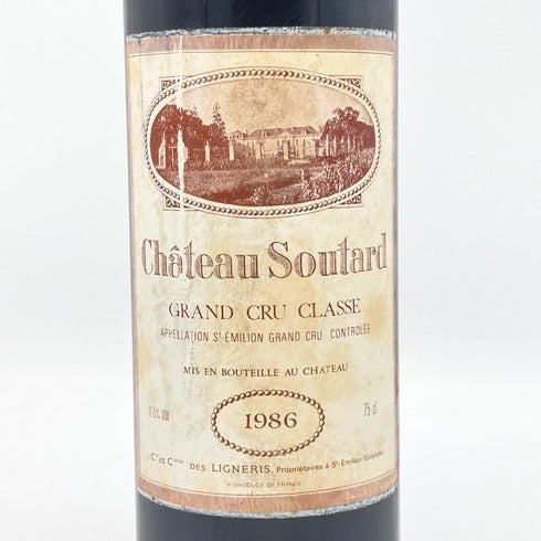 シャトー スータール 1986 750ml 12.5% CHATEAU SOUTARD ボルドーワイン【K1】