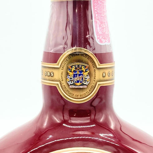シーバス ブラザーズ ロイヤル サルート 21年 赤陶器 700ml 40% CHIVAS BROTHERS ROYAL SALUTE スコッチウイスキー1337g【N】