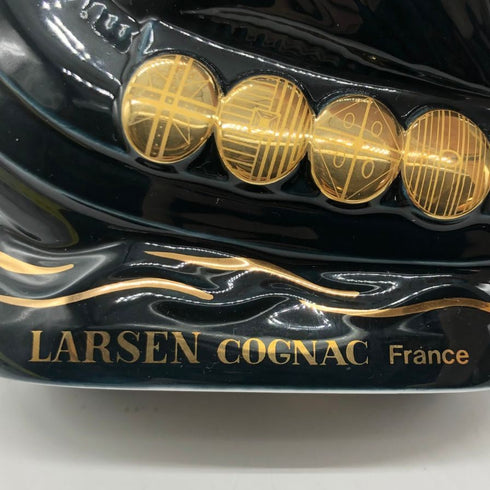 ラーセン シップ ブラック 黒陶器 700ml 40% LARSEN コニャック1406g【H】