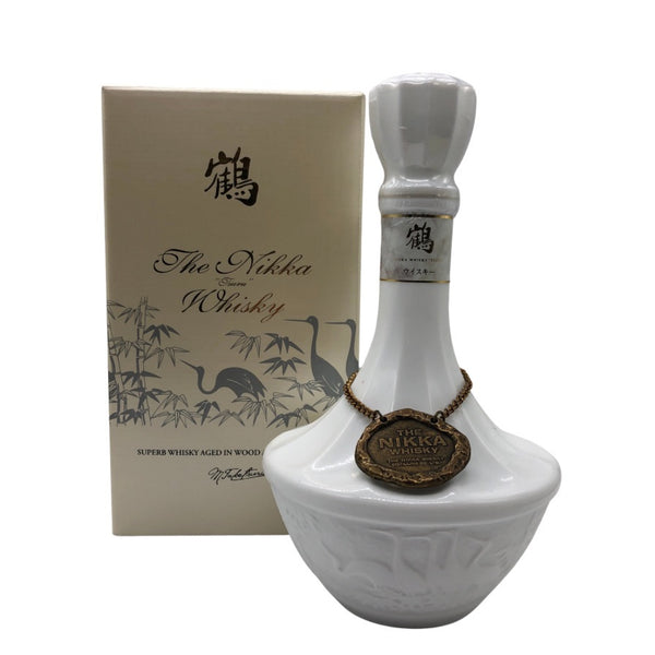 東京都限定◆ニッカ 鶴 陶器ボトル 700ml NIKKA 1436g【Q1】