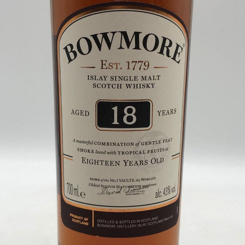 ボウモア 18年 700ml 43% BOWMORE スコッチウイスキー【A4】