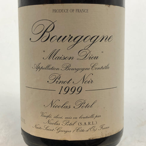 ニコラ ポテル ブルゴーニュ メゾン デュー ヴィエイユ ヴィーニュ 1999 15% 750ml NICOLAS POTEL ブルゴーニュワイン【M0】