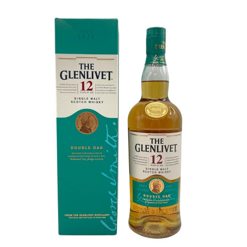 グレンリベット 12年 ダブルオーク シングルモルト 700ml 40% THE GLENLIVET DOUBLE OAK 傷ありor箱なし スコッチウイスキー【A】