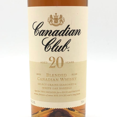カナディアンクラブ 20年 CANADIAN CLUB 750ml 40% アメリカウイスキー【Q】