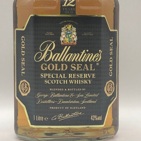 バランタイン 12年 ゴールドシール スペシャルリザーブ 1000ml 43% Ballantine's GOLD SEAL スコッチウイスキー【Q2】