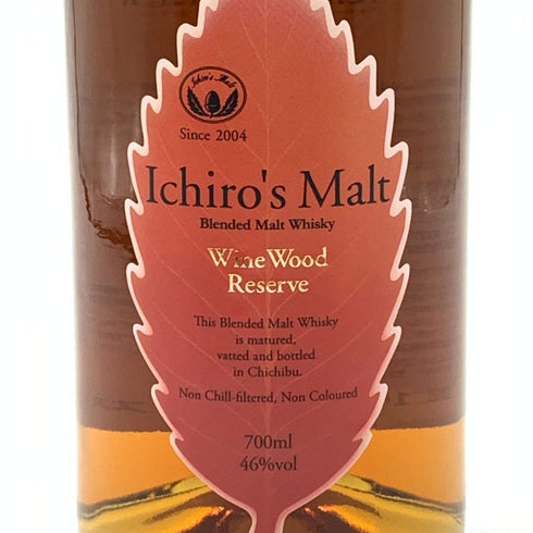 東京都限定◆イチローズモルト ワインウッドリザーブ 700ml 46% Ichiro's Malt Wine Wood Reserve 【N4】