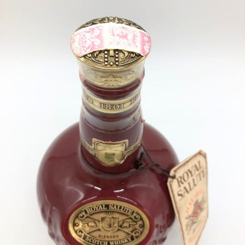 シーバス ブラザーズ ロイヤル サルート 21年 赤陶器 1000ml 40% CHIVAS BROTHERS ROYAL SALUTE スコッチウイスキー1689g【Q4】