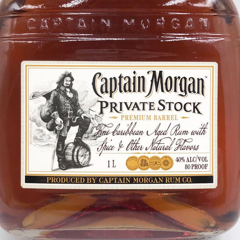 キャプテン モルガン プライベートストック ラム 1000ml 40m% Captain Morgan PRIVATE STOCK ラム酒【K4】