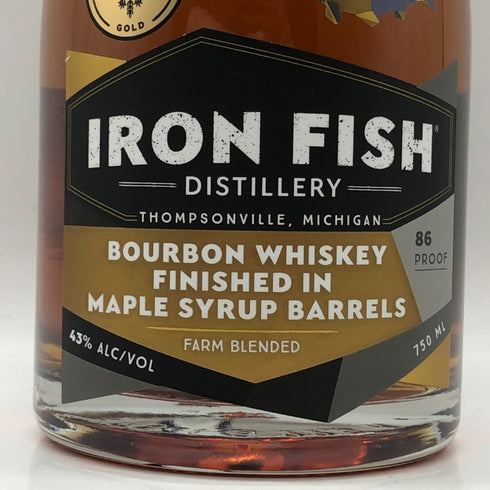 アイアン フィッシュ メープルシロップバレル 750ml 43%Iron Fish Distillery スコッチウイスキー【D2】