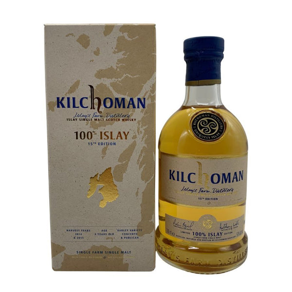 キルホーマン アイラ100% 15thエディション 50% 700ml KILCHOMAN スコッチウイスキー【K4】