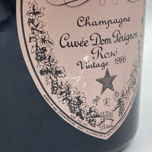 ドンペリニヨン ロゼ ヴィンテージ 1986 750ml 12% Dom Perignon Rose Vintage シャンパン【I2】