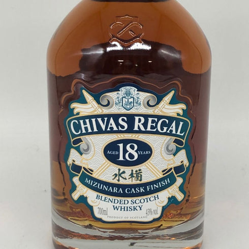 シーバスリーガル 18年 ミズナラ 700ml 43% CHIVAS REGAL MIZUNARA スコッチウイスキー【H4】