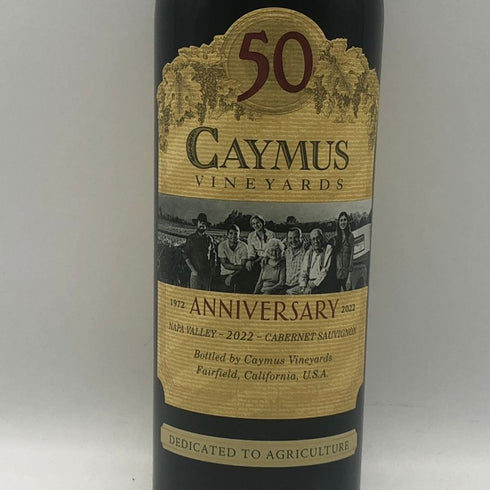 ケイマス ヴィンヤーズ カベルネ ソーヴィニョン 2022 50周年記念ボトル 750ml 14.6% CAYMUS VINEYARDS カリフォルニアワイン【Q2】