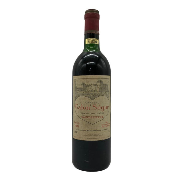 シャトー カロン セギュール 1989 750ml Chateau Calon segur ボルドーワイン【M1】