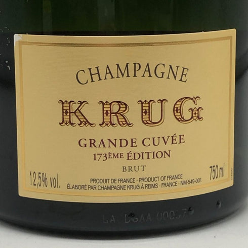 クリュッグ ブリュット 白 750ml 12.5% KRUG BRUT シャンパン【W4】