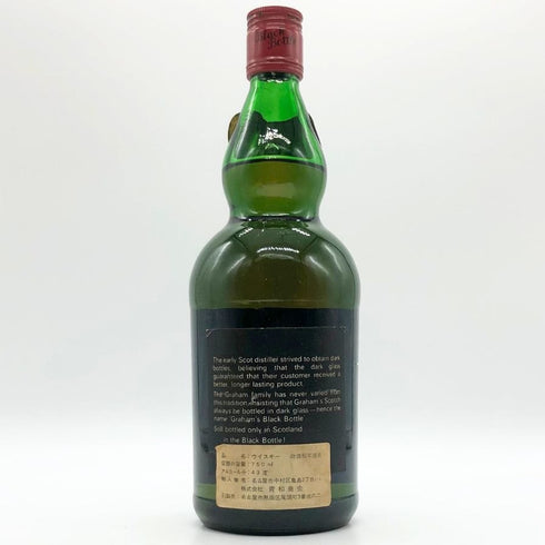 ゴードン グラハム ブラックボトル ウイスキー特級 赤キャップ 750ml 43% Gordon Graham スコッチウイスキー【A2】