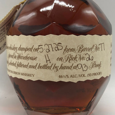 ブラントン シングルバレル 2025 750ml 46.5% Blanton's SINGLE BARREL バーボン【U0】