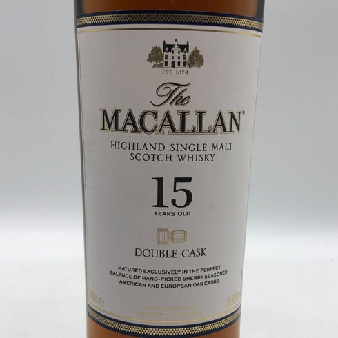 マッカラン 15年 ダブルカスク 700ml 43% The MACALLAN スコッチウイスキー【A3】