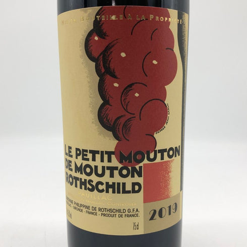 ル プティ ムートン ド ムートン ロートシルト 2019 750ml 13.5% Le Petit Mouton de Mouton Rothschild ボルドーワイン【L2】