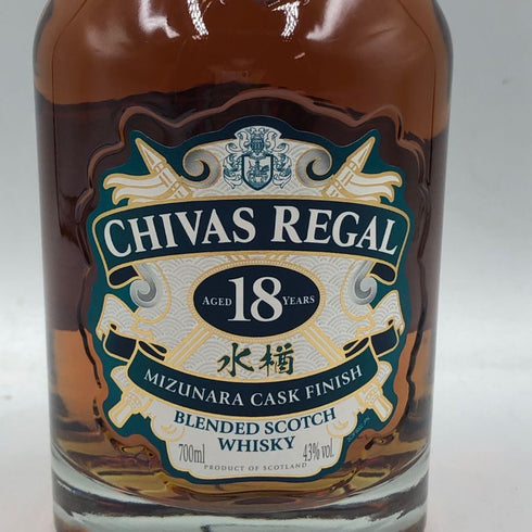 シーバスリーガル 18年 ミズナラ 700ml 43% CHIVAS REGAL MIZUNARA スコッチウイスキー【B2】