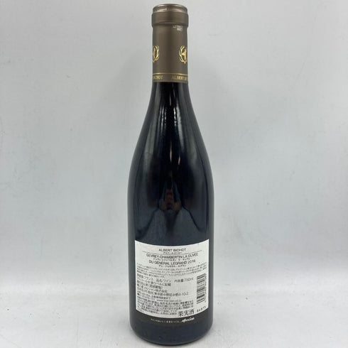アルベール ビショー ジュヴレ シャンベルタン ラ キュヴェ デュ ジェネラル ルグラン 750ml 2016 ALBERT BICHOT GEVREY CHAMBERTIN La Cuvee Du General Legrand 【J1】