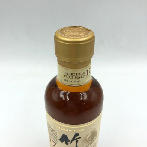 東京都限定◆ニッカ 竹鶴 17年 ピュアモルト 180ml 43% NIKKA 【F2】