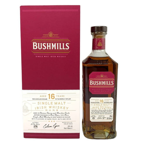 ブッシュミルズ 16年 シングルモルト 700ml 40% BUSHMILLS アイリッシュウイスキー【B2】