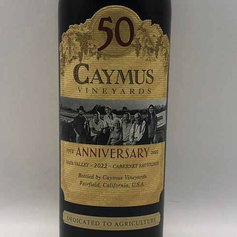 ケイマス ヴィンヤーズ カベルネ ソーヴィニョン 2022 50周年記念ボトル 750ml 14.6% CAYMUS VINEYARDS カリフォルニアワイン【D3】