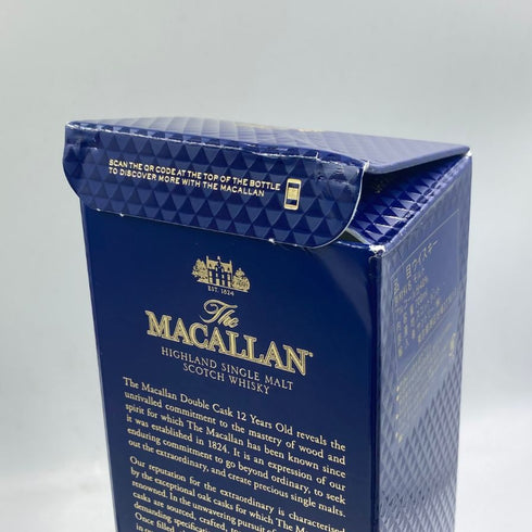 ザ マッカラン 12年 ダブルカスク 700ml 40% The MACALLAN 箱付 スコッチウイスキー【E】