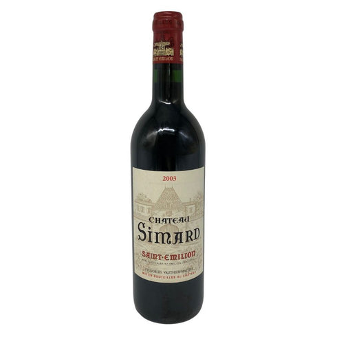シャトー シマール 2003 750ml 13% CHATEAU SIMARD ボルドーワイン【W1】