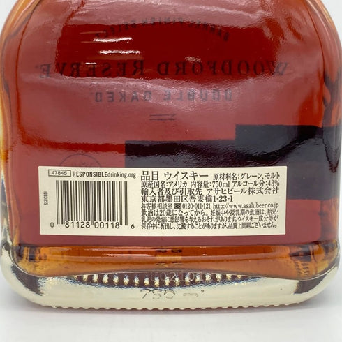 ウッドフォード リザーブ ダブルオーク 750ml 43.2% WOODFORD RESERVE DOUBLE OAKED バーボン【D4】