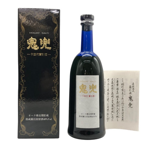 高木酒造 十四代 鬼兜 オーク樽長期貯蔵 720ml 40% 米焼酎【A1】