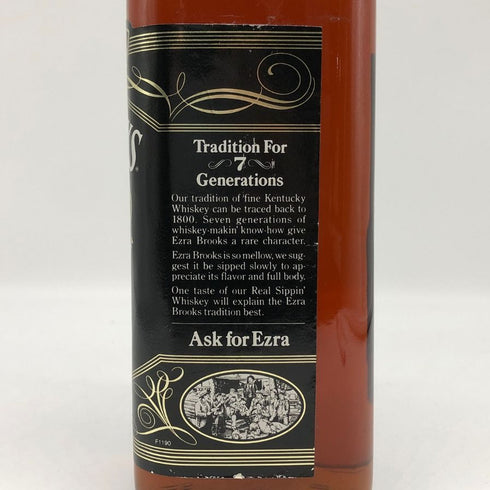 エズラ ブルックス ブラック 750ml 45% Ezra Brooks Bourbon バーボン【S1】