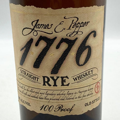 ジェームズ E ペッパー 1776 ライ 100 プルーフ 750ml 50% James E Pepper バーボン【W1】