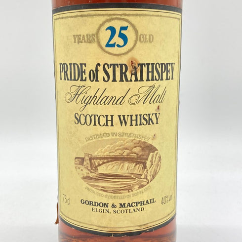 ゴードン&マクファイル プライド オブ ストラススペイ 25年 40% 750ml GORDON&MACPHAIL PRIDE OF STRATHSPEY 【H2】