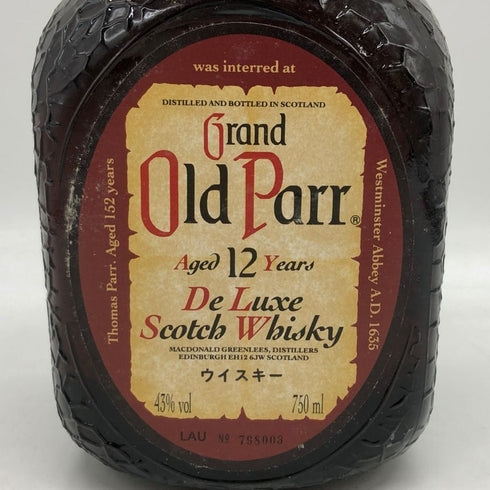 グランド オールドパー 12年 43% 750ml Grand Old Parr スコッチウイスキー【U0】
