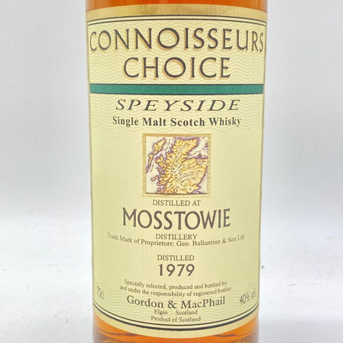 ゴードン & マクファイル コニサーズチョイス モストウィー 1979-2001 700ml 40% GORDON & MACPHAIL CONNOISSEURS CHOICE MOSSTOWIE 【A1】
