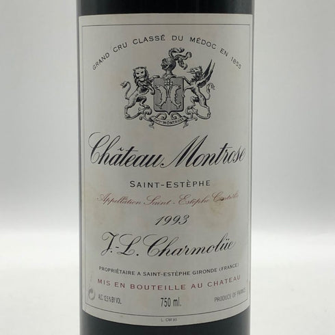 シャトー モンローズ サン テステフ 1993 750ml 12.5% Chateau Montrose Saint Estephe ボルドーワイン【E2】