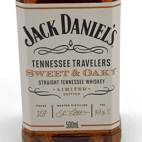 ジャックダニエル テネシートラベラーズ スイート&オーキー No.1 500ml 53.5% JACK DANIERL'S TENNESSEE TRAVELERS SWEET&OAKY 【P1】