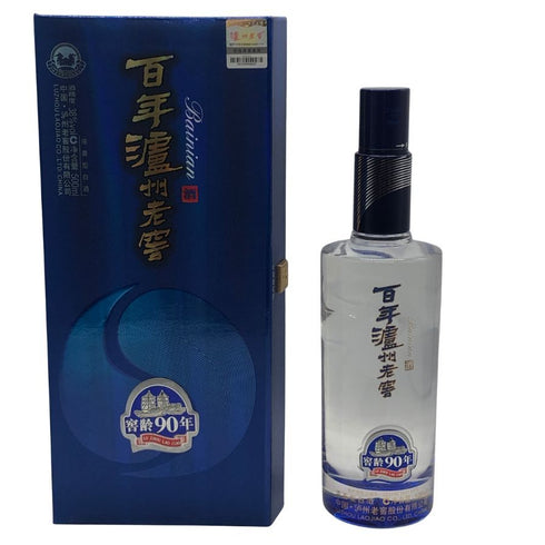 百年瀘州老窖 窖齢90年 38% 500ml 中国酒【N2】
