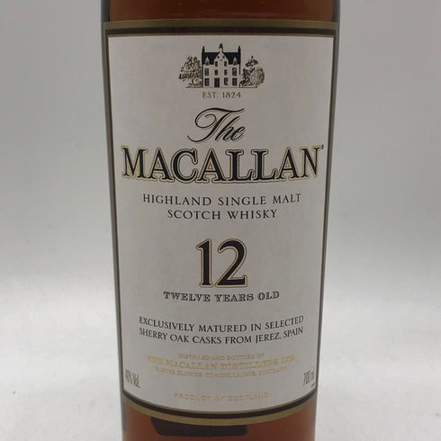 マッカラン 12年 ハイランド シェリーオーク 旧ボトル 700ml 40% MACALLAN HIGHLAND SHERRY OAK スコッチウイスキー【A】