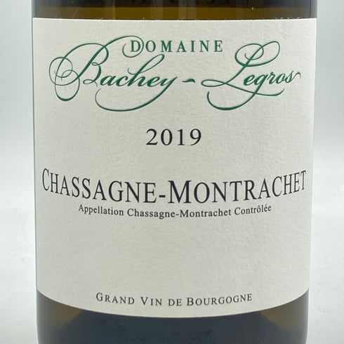 ドメーヌ バシェ ルグロ シャサーニュモンラッシェ 2019 750ml 14.5% Domaine Bachey-Legros Chassagne Montrachet 白ワイン【E1】