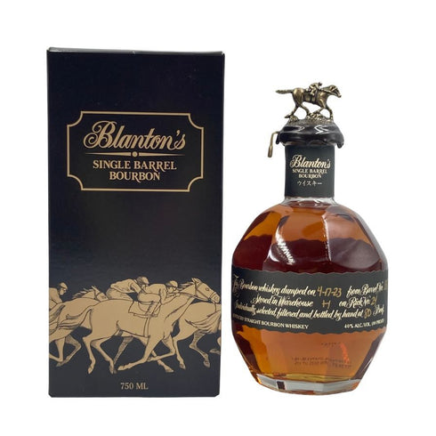 ブラントン シングルバレル ブラックラベル 2023 750ml 40% Blanton's SINGLE BARREL BLACK LABEL バーボン【G3】