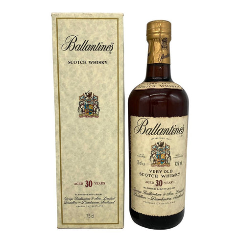 バランタイン 30年 ベリーオールド 金キャップ 青青紋章 750ml 43% Ballantine's VERY OLD スコッチウイスキー【A4】
