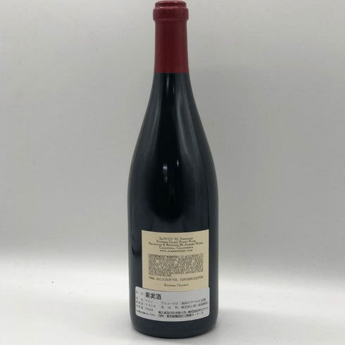 オーベール UVヴィンヤード 2019 750ml 15.2% カリフォルニアワイン【X0】