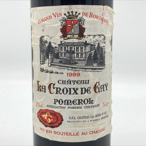 シャトー ラ クロワ ド ゲイ 1989 750ml 12.5% CHATEAU LA CROIX DE GAY ボルドーワイン【D2】