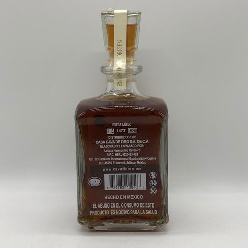 カヴァ デ オロ エクストラ アネホ 750ml 40% GRAN CAVA DE ORO EXTRA Anejo テキーラ【F0】