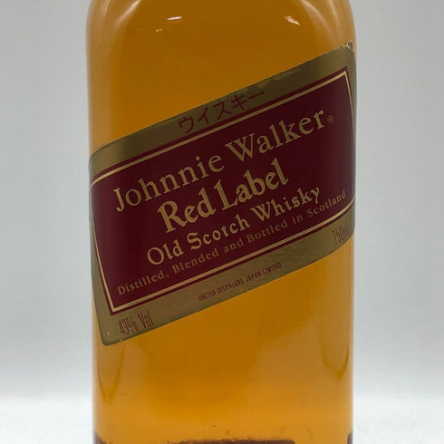 ジョニー ウォーカー レッドラベル 赤金キャップ 750ml 43% Johnnie Walker RED LABEL スコッチウイスキー【G2】
