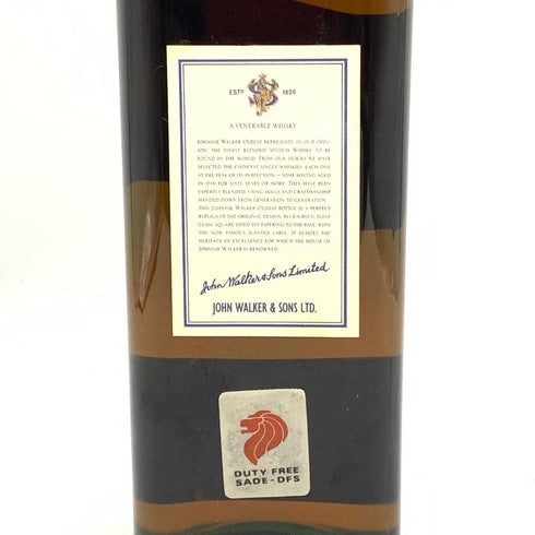 ジョニーウォーカー オールデスト ブルーラベル 750ml 43% Johnnie Walker Oldest 【L4】